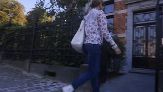 Filthy Slim Russian Sofi Goldfinger's little WHITE BOOTY RUINED by