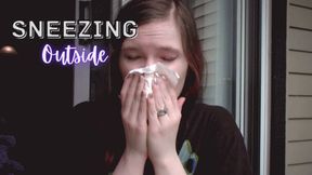Sneezing Outside - Clip Revamp 720 MP4