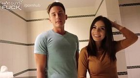 Large Dick&#x1F32D; Shy Geek fucks Hot Brunette Fantasy