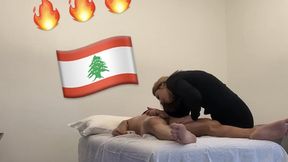 Beirut blowout: Arab temptress submits to massive Asian schlong seconds later