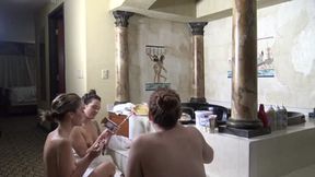 Messy Shower BTS with Natalie Shea, Pepper Kester, and Adriana (720p mp4)