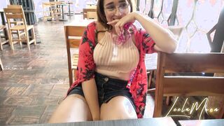 My first time flashing my hooters and twat on the street / Leela Moon