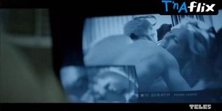 Maaike Cafmeyer' big titties bounce in the air like melons, scene in swanky pad