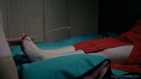 Ignored and Leaking: Margaux&#039;s Disinterested Footjob