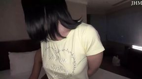 'Seductive Black-haired Lady Kneads Popcorn, Part B'