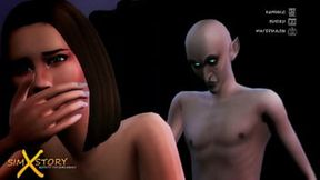 Alien women gangbang me until I submit in this otherworldly freak show!