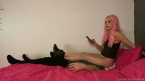 Sadistic Queen - Full Weight SMOTHERING in Thong - {4K}