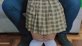 Punishing My Stepdaughter's Bad Grades with Homemade Raunchy Sex