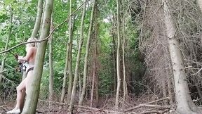 Fucked by Same Lonely Guy in Two Days in the Woods