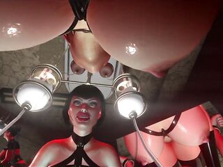 Citor3 Femdomination two CG VR game walkthrough 8: The Nursing- vacuum pump, breastfeeding, s&m