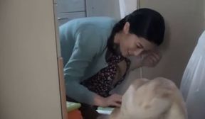 Hairy Japanese Housewife Sex With Young Fellows Home