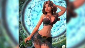 thick curvy etherial princesses showing their sexy bodies for the backalley