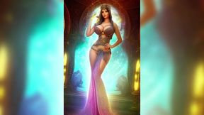 thick curvy etherial princesses showing their sexy bodies for the backalley