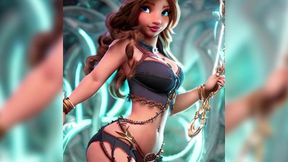 thick curvy etherial princesses showing their sexy bodies for the backalley