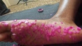 Dripping Hot wax on Soles 4K smaller