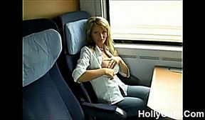 Hot German Sectretary Has Sex On The Train