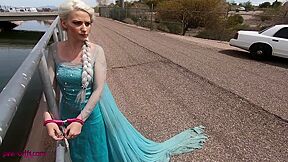 Ice Princess Handcuffed