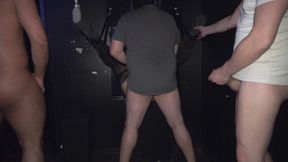 Sexy wife pleases with multiple shows at the Adult Theater