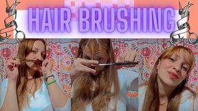 Hair Brushing Smelling Bangs Cutting Hair Fetish POV