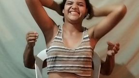 Aida armpit tickling