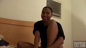 shaundam spanking shayla perfect round black booty