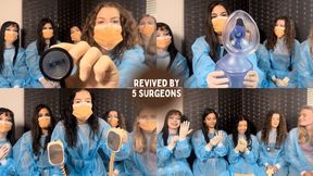 Revived By 5 Surgeons During Surgery Feat Aria Nicole, Ditria Rose, Misty Addams, Nathalia, and Tyler Lynn 1080p
