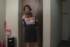 Tied-Up Japanese Sweetheart Gets Pounded &amp; Creamed