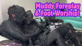 Muddy & Cuddly in the Marsh Muck - Messy Foreplay and Foot Play