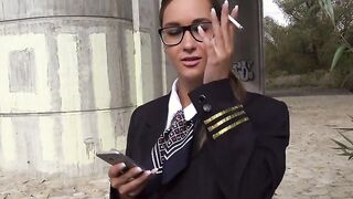 Czech Streets 106 Stewardess Andrea
