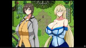 princess ponkotsu justy [hardcore hentai game] ep.3 wayne lost her virginity with a big dick creampie