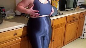 Spandex Angel - Spandex Milf Seduces Step sons Friend