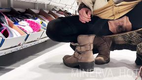 Minerva Goes Commando on Shopping Spree