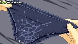 Hot busty babe fucks younger guy
