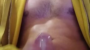 Cum and Saliva!! Spit on my cock