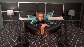 Elvish Looking Lockenlicht Enjoys Solo Sex While Wearing Her Tight Elf Uniform