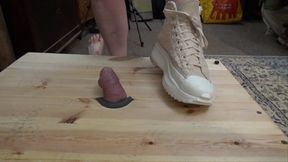 HEAVY COCK CRUSH IN MY CONVERSE RUN STARS MY KERRIMOR TRAINERS AND SOME NEW CHUNKY WEDGE SANDALS 1