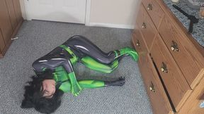 Femboy Heroine Snoe Defeated and Humiliated