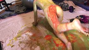 super fit sexy gym girl - naughty workout gunged