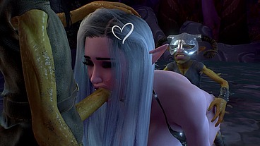 Doggy Style Goblin Threesome with a Thick Night Elf
