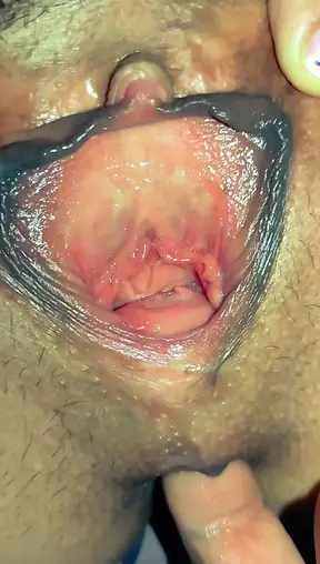 Mature wife's ass and holes close up