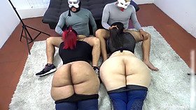 Assses, Gddgd, and their big naturals get down and dirty in culona 1