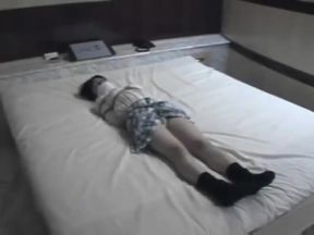 Teen Brunette&#039;s Vibrating Bondage schooling
