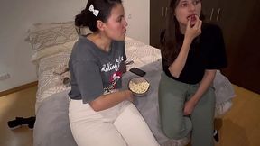 Helping my stepbrother's wife during our alone time