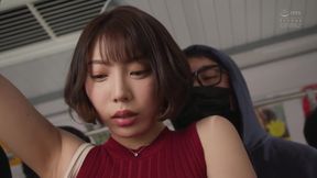 Ariel&#039;s Asian Ass Gets Creamed by a Horny Mob in Public