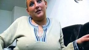 Big Tits German Blonde Gagging On Huge Cum Dump