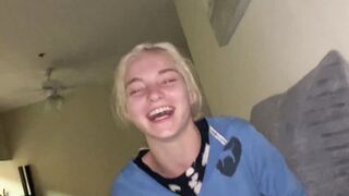 freaky snow bunnys take two big black dick for dinner while her BF see