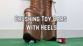 Phoenix Bates Steps On Cars With Her Highest Heels 1080p - Giantess Crush - Toy Cars - High Heels - Foot Domination