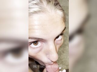 Blameless eighteen Year Old College Angel gets BIGGEST FACIAL from Classmate