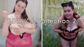 BBW JOI Collection 2 - Tessa Juliet - Two hot jerk off instruction clips with dirty-talking BBW - BBW JOI lingerie fishnets