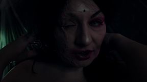 Get fucked by this evil witch's strap-on, you'll never stop jerking off - Arya Grander